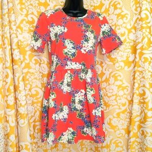 Large Orange Floral Dress by Adam Levine